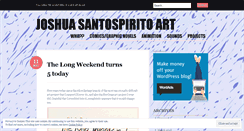 Desktop Screenshot of joshuasantospiritoart.com
